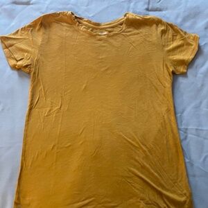 NWOT PINK Victoria's Secret Perfect Crew Mustard T-shirt